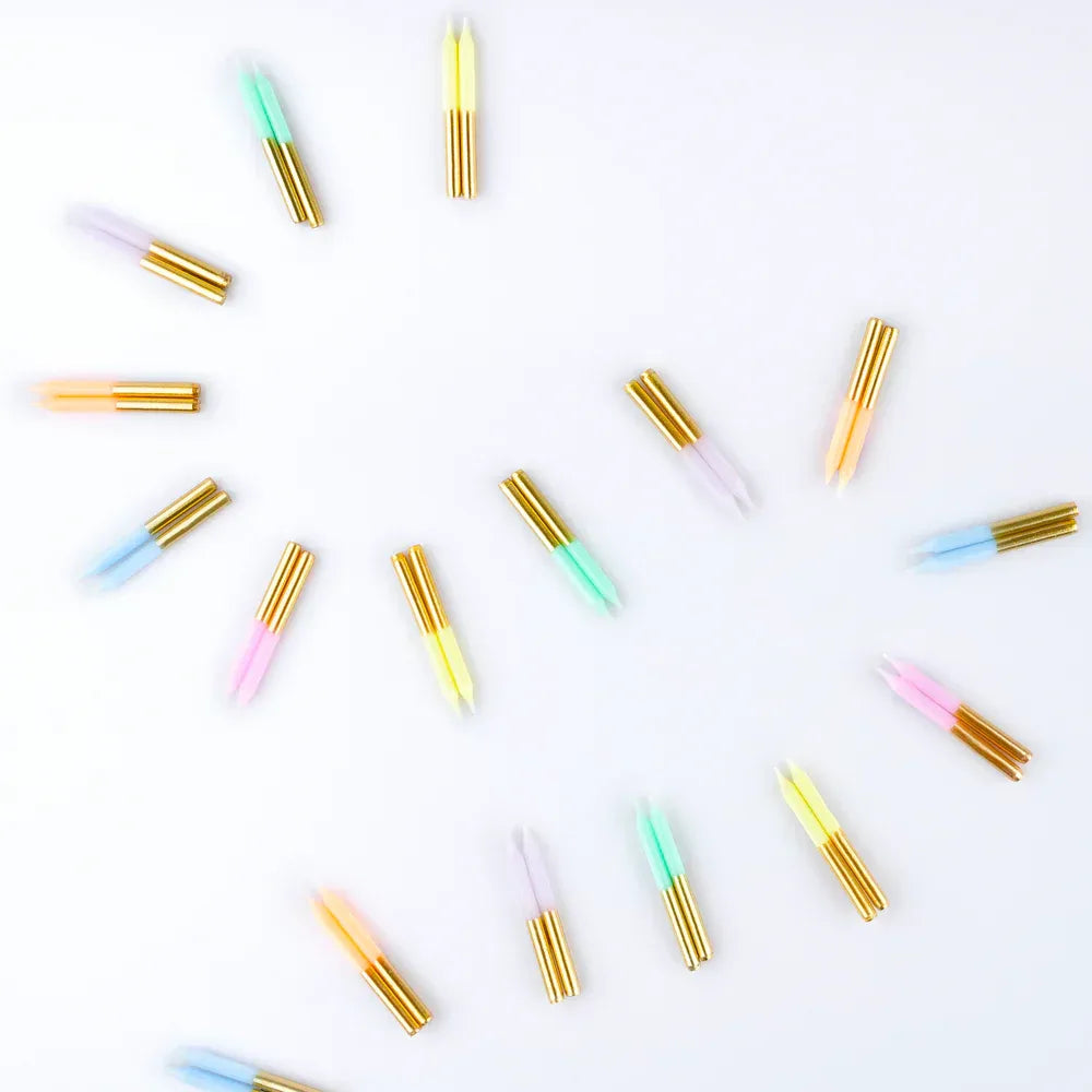 Pastel Mini Candles (x50)