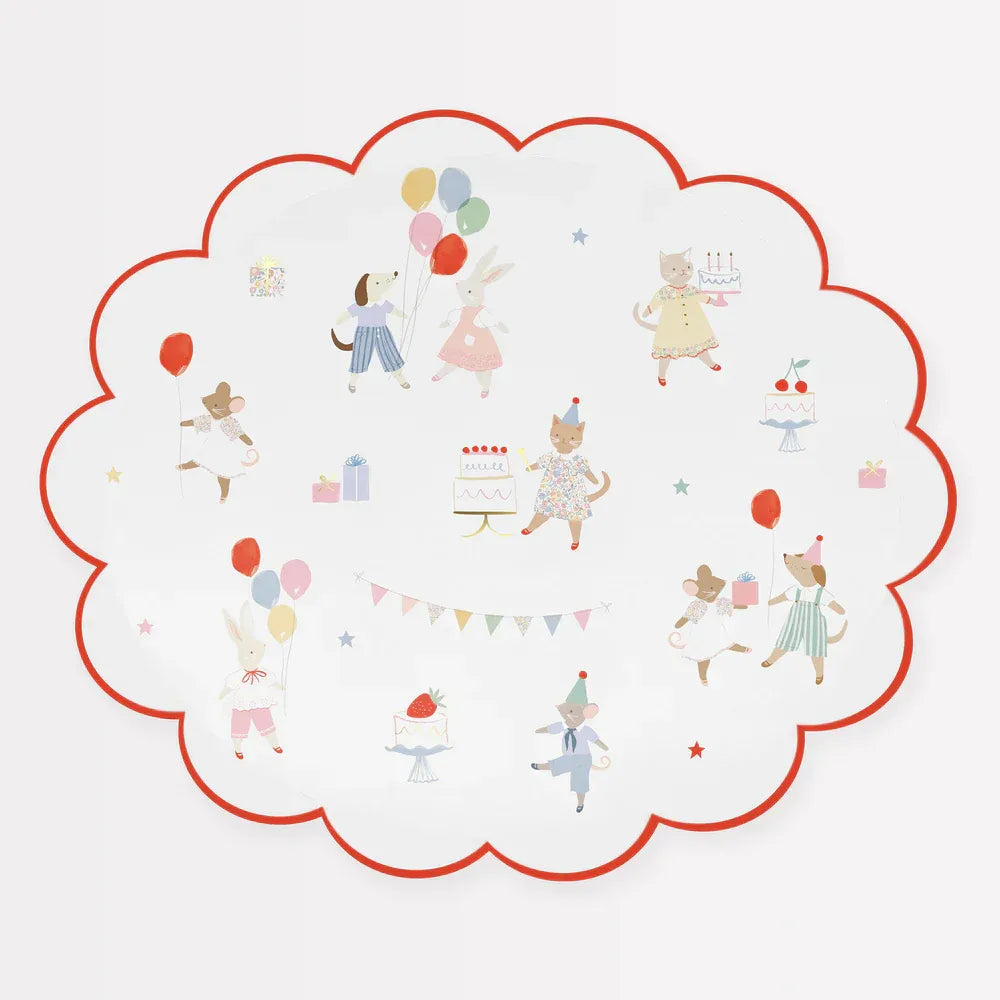 Animal Friends Dinner Plates (x8)