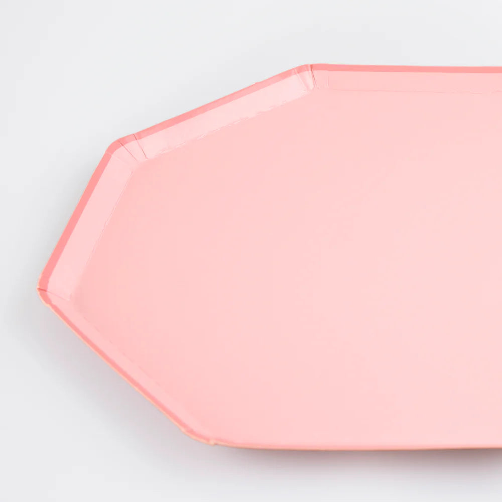 Cotton Candy Pink Side Plates (x8)