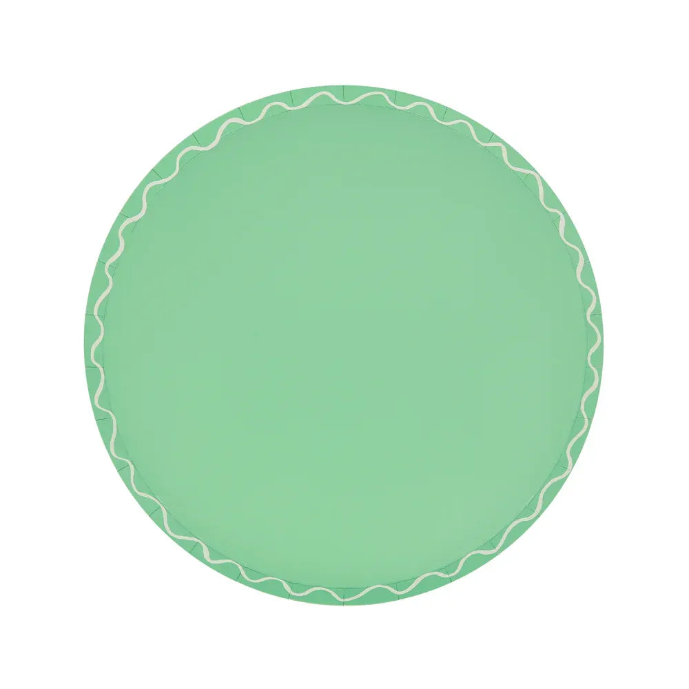 Mixed Wavy Line Side Plates (x8)
