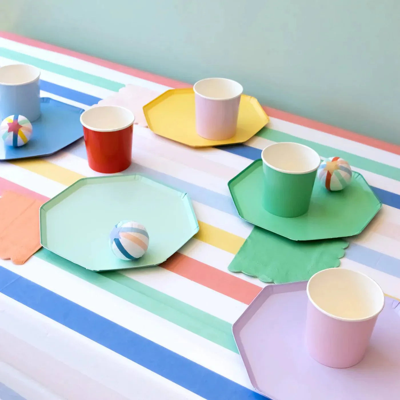 Multi Stripe Tablecover