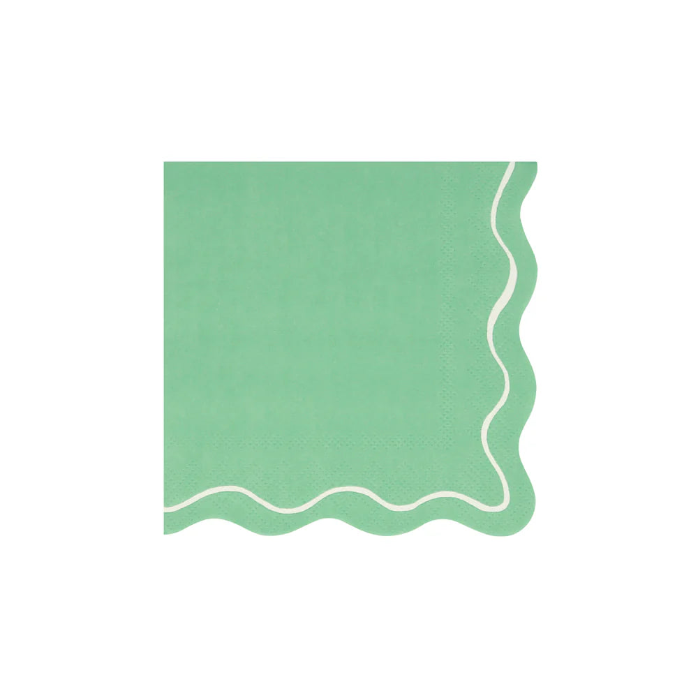 Mixed Wavy Line Large Napkins (x16)