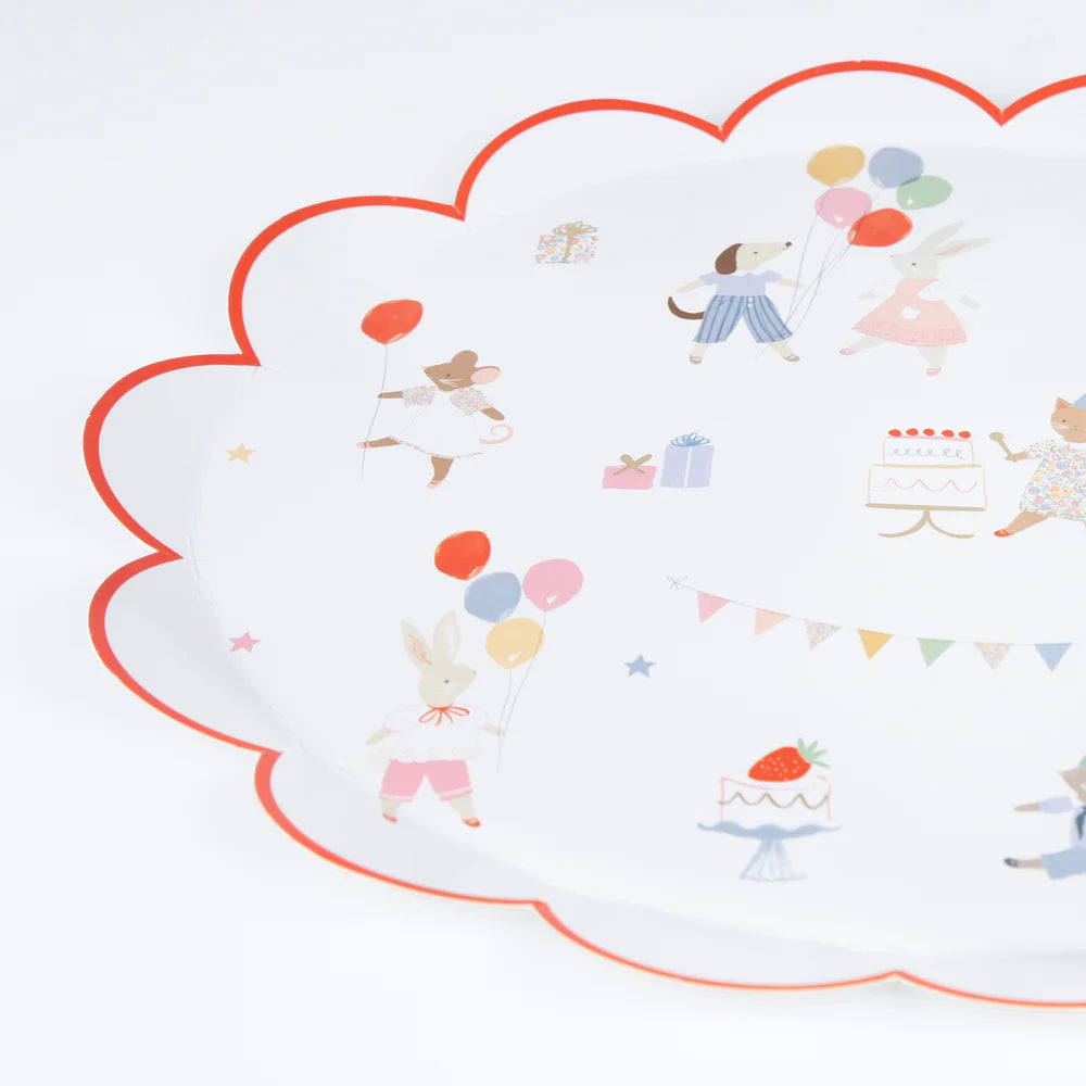 Animal Friends Dinner Plates (x8)