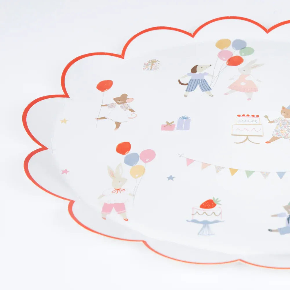 Animal Friends Dinner Plates (x8)