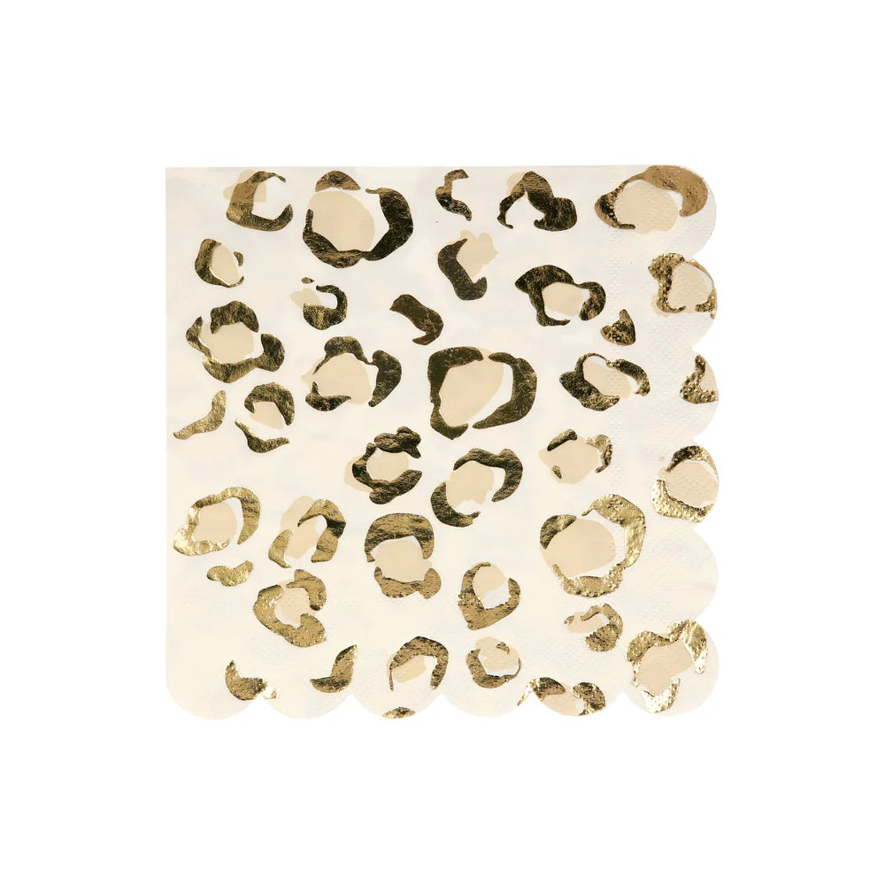 Safari Animal Print Large Napkins (x16)