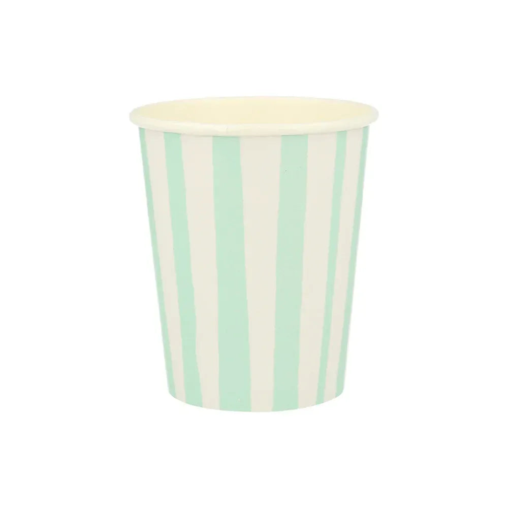 Mixed Stripe Cups (x8)