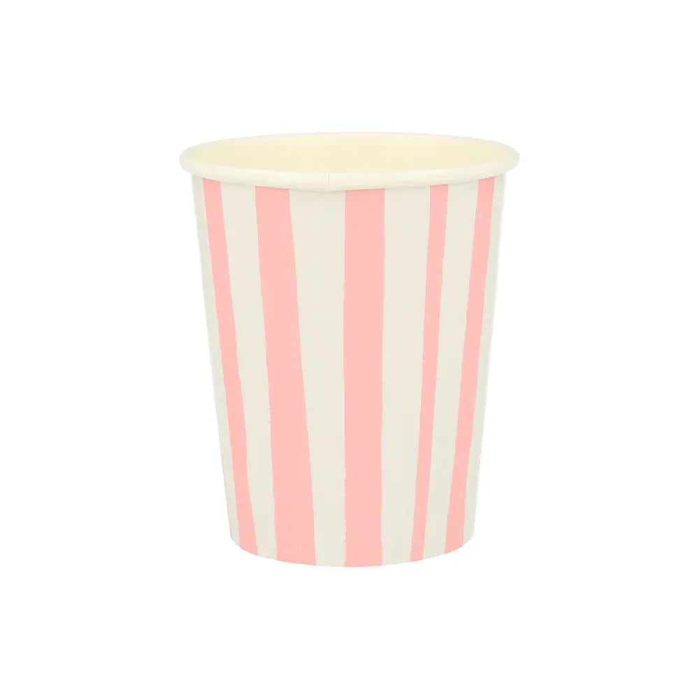 Mixed Stripe Cups (x8)