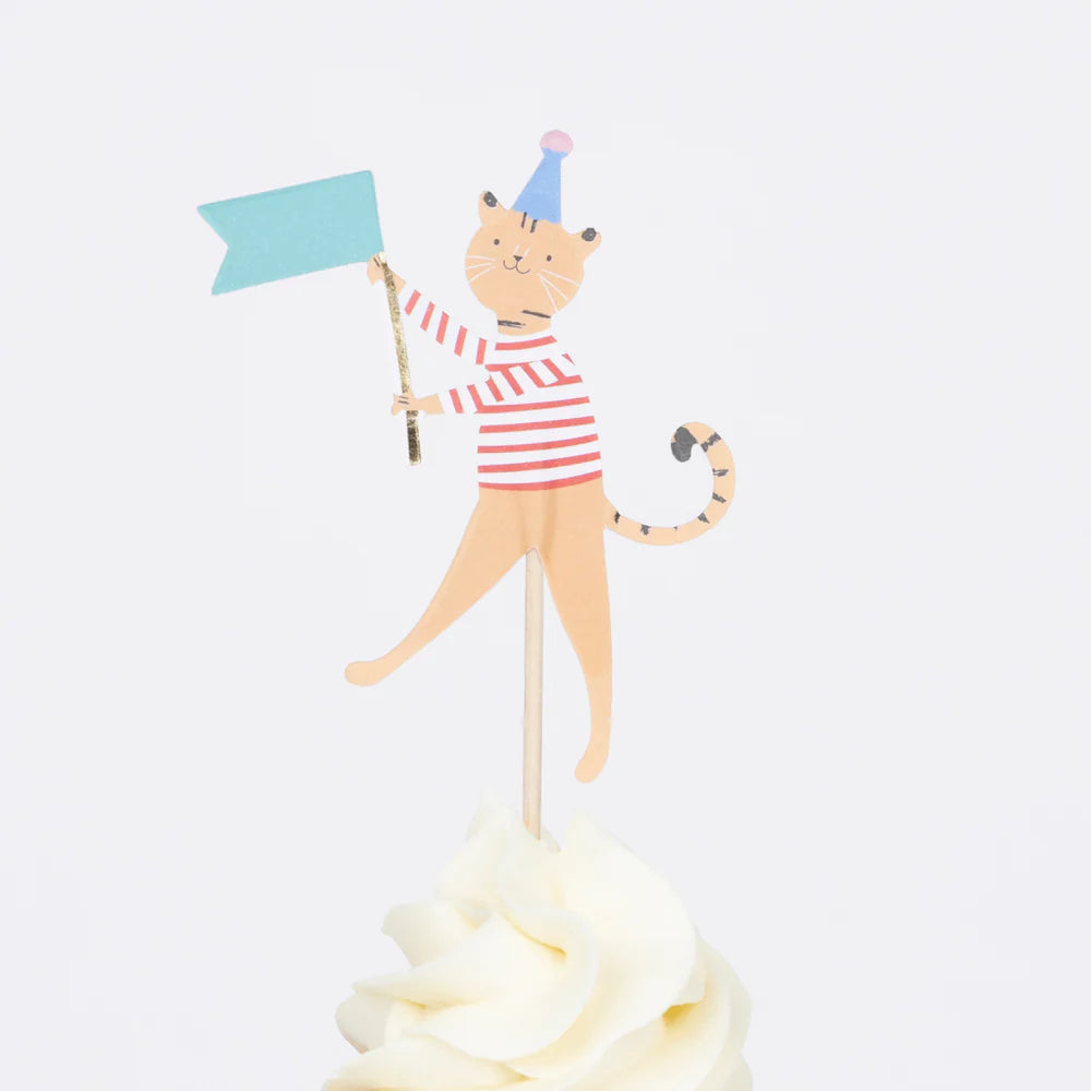 Animal Parade Cupcake Kit (x 24 toppers)