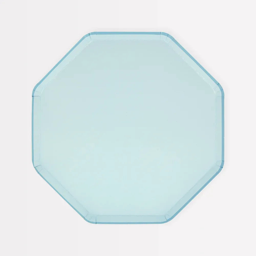 Summer Sky Blue Side Plates (x8)
