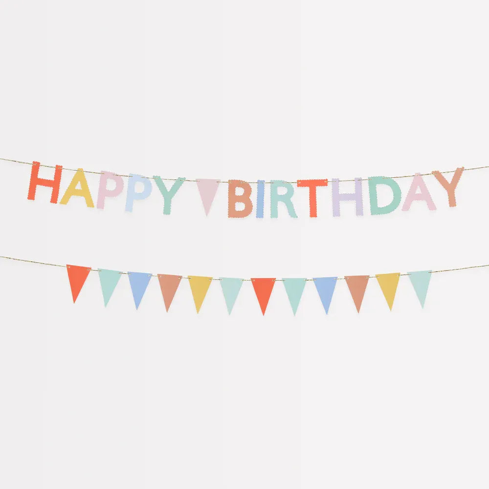 Happy Birthday Mini Matchbox Garland Set