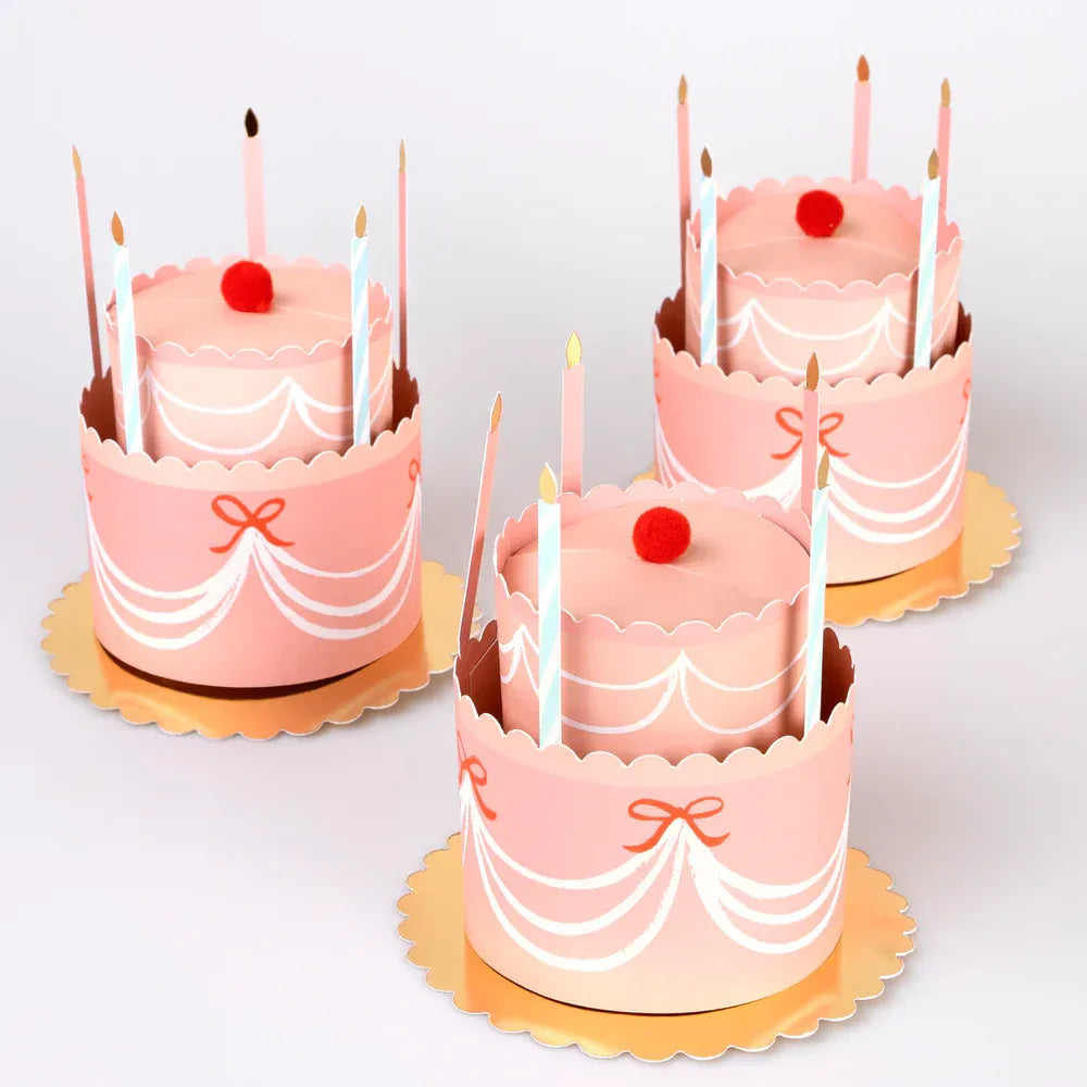 Fancy Cake Party Hats (x8)