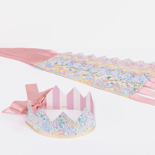 Meri Meri x Liberty Party Crowns (x8)