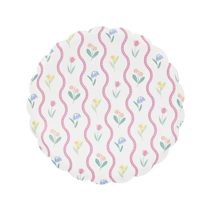 Bloomsbury Floral Pattern Side Plates (x8)