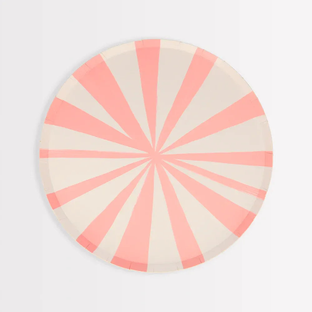 Mixed Stripe Dinner Plates (x8)