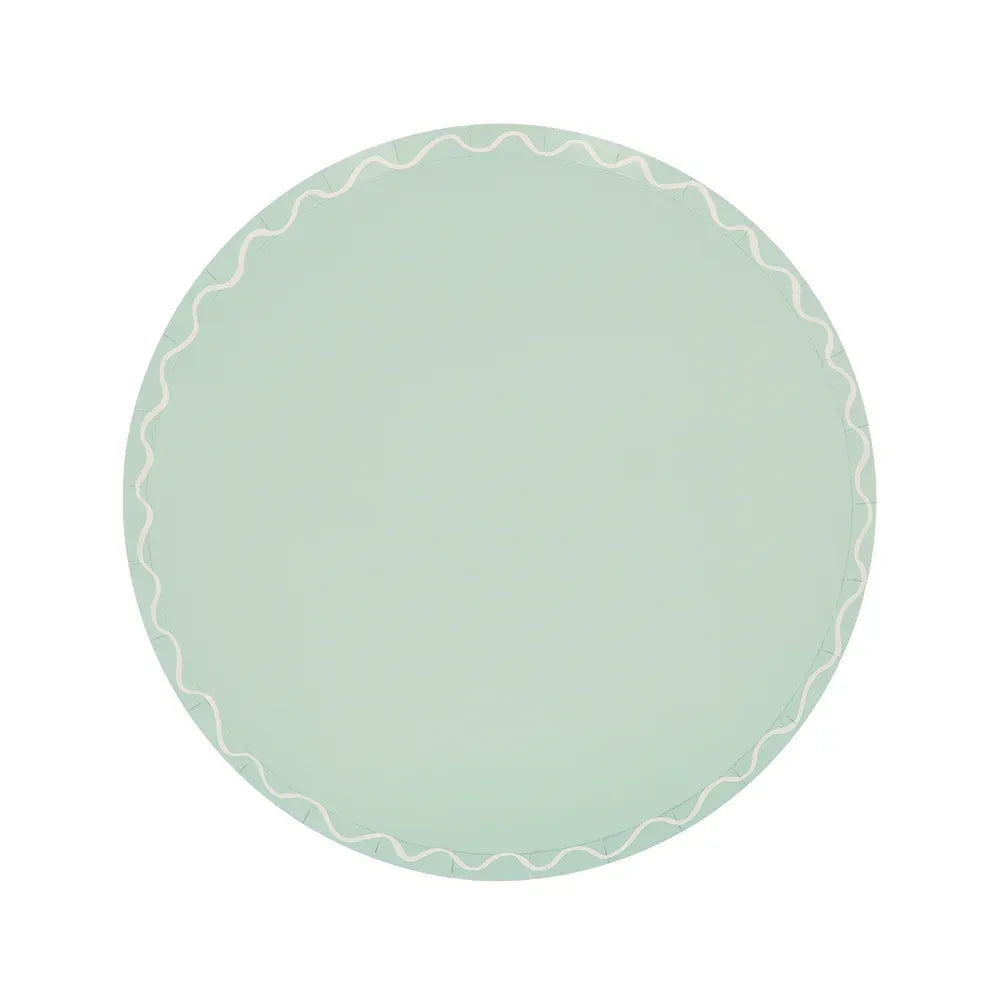 Mixed Wavy Line Side Plates (x8)