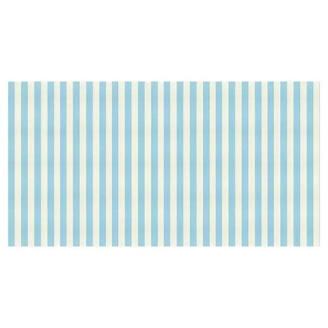 Pale Blue Stripe Tablecloth