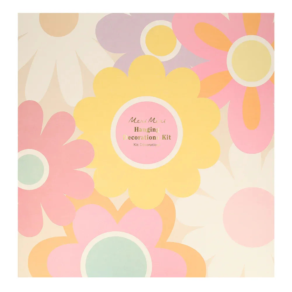 Groovy Flower Hanging Decoration (x7)