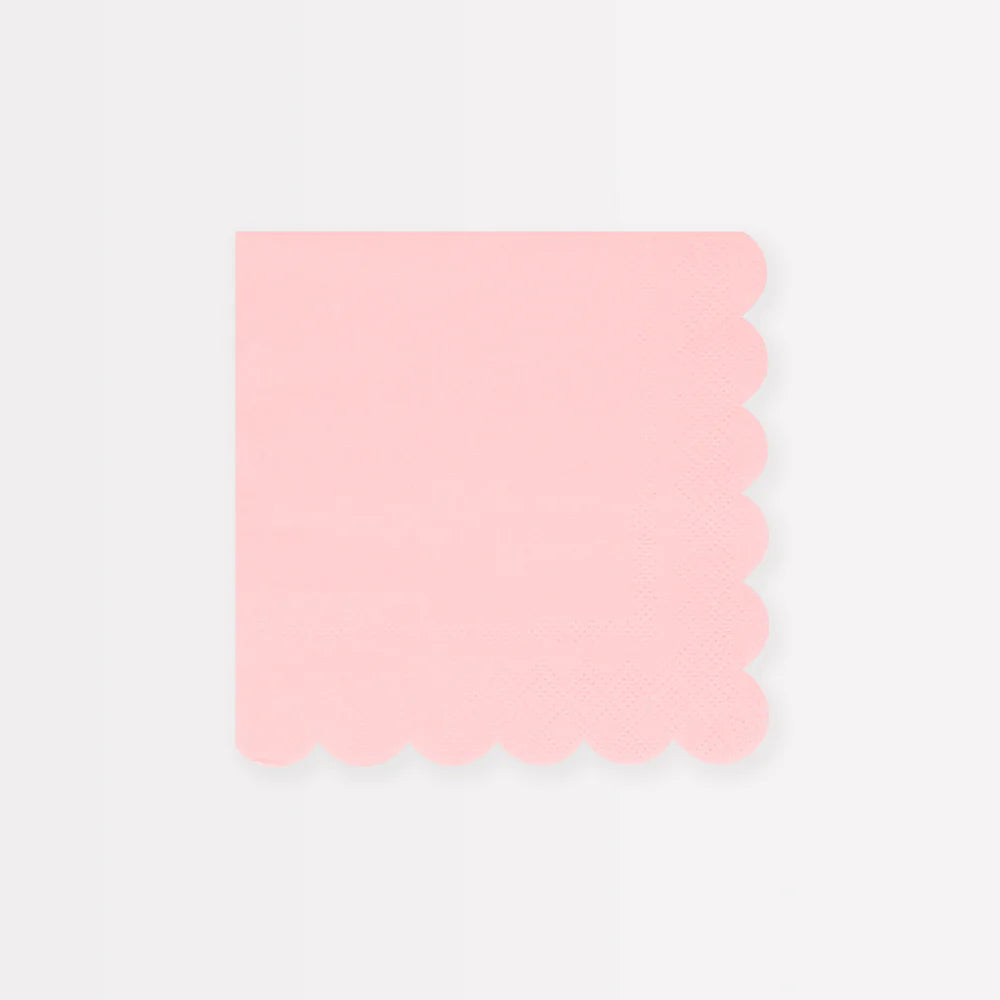 Cotton Candy Pink Small Napkins (x16)