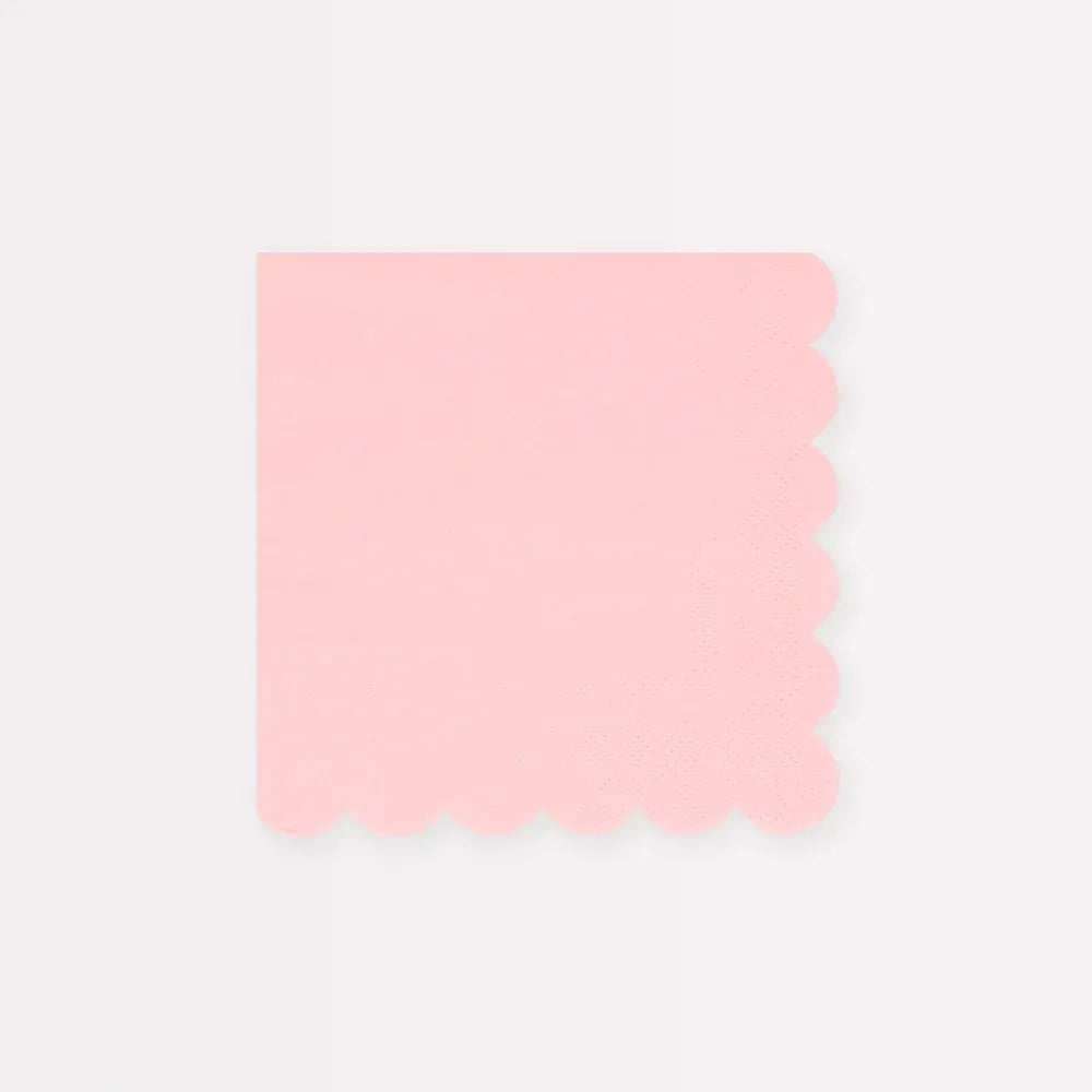 Cotton Candy Pink Small Napkins (x16)
