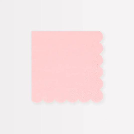 Cotton Candy Pink Small Napkins (x16)