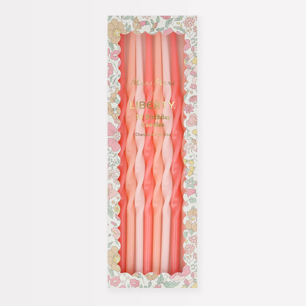 Meri Meri x Liberty Wharfedale Party Candles (x16)