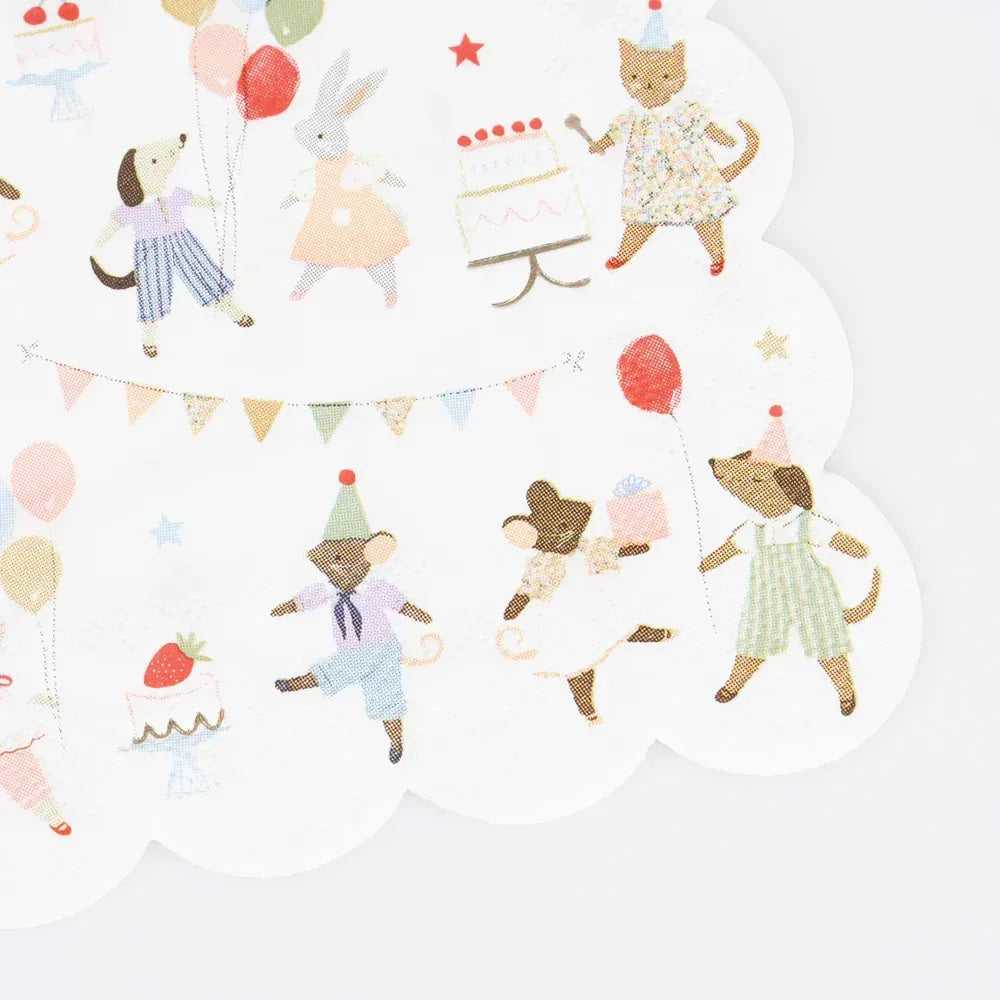 Animal Friends Small Napkins (x16)