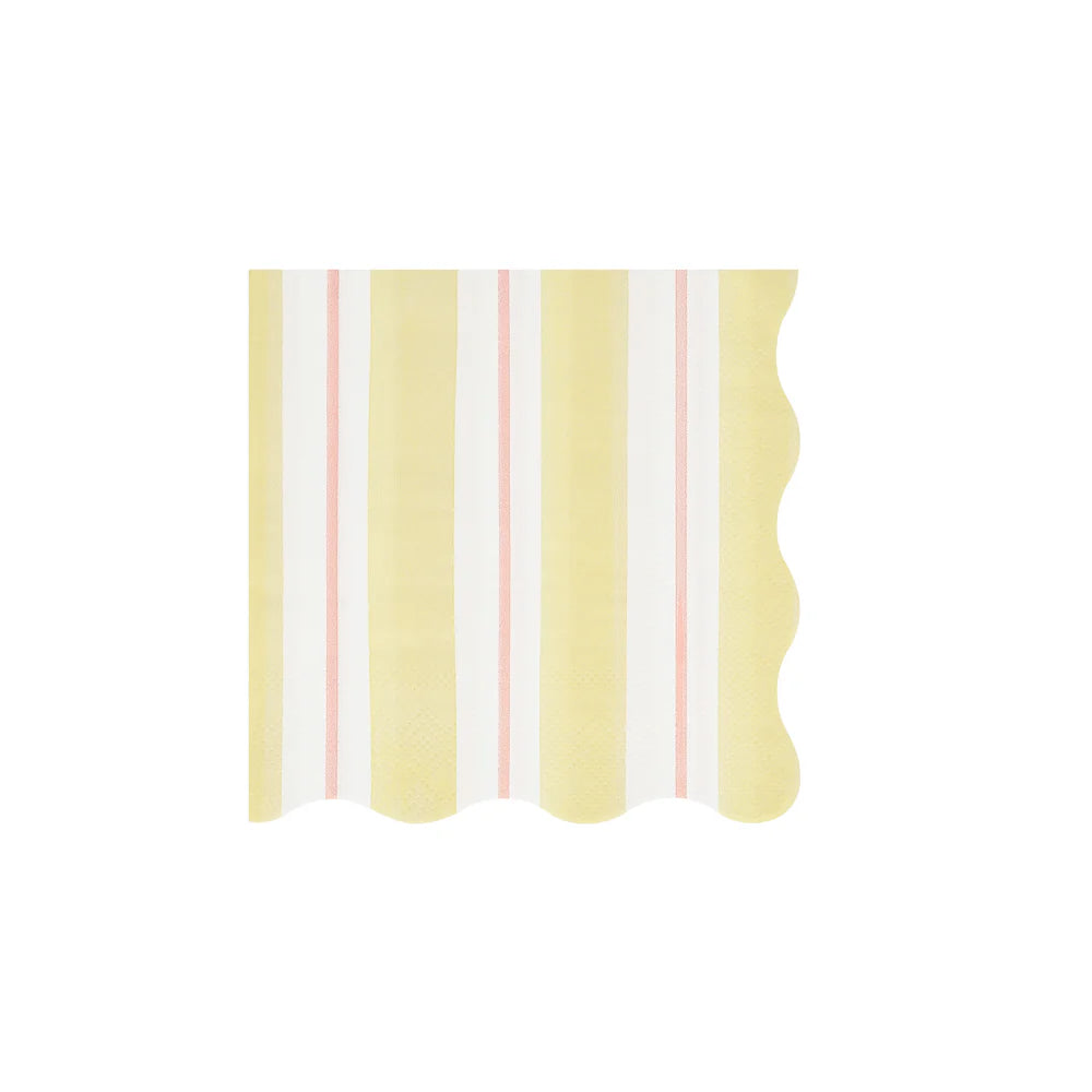 Preppy Stripe Small Napkins (x16)