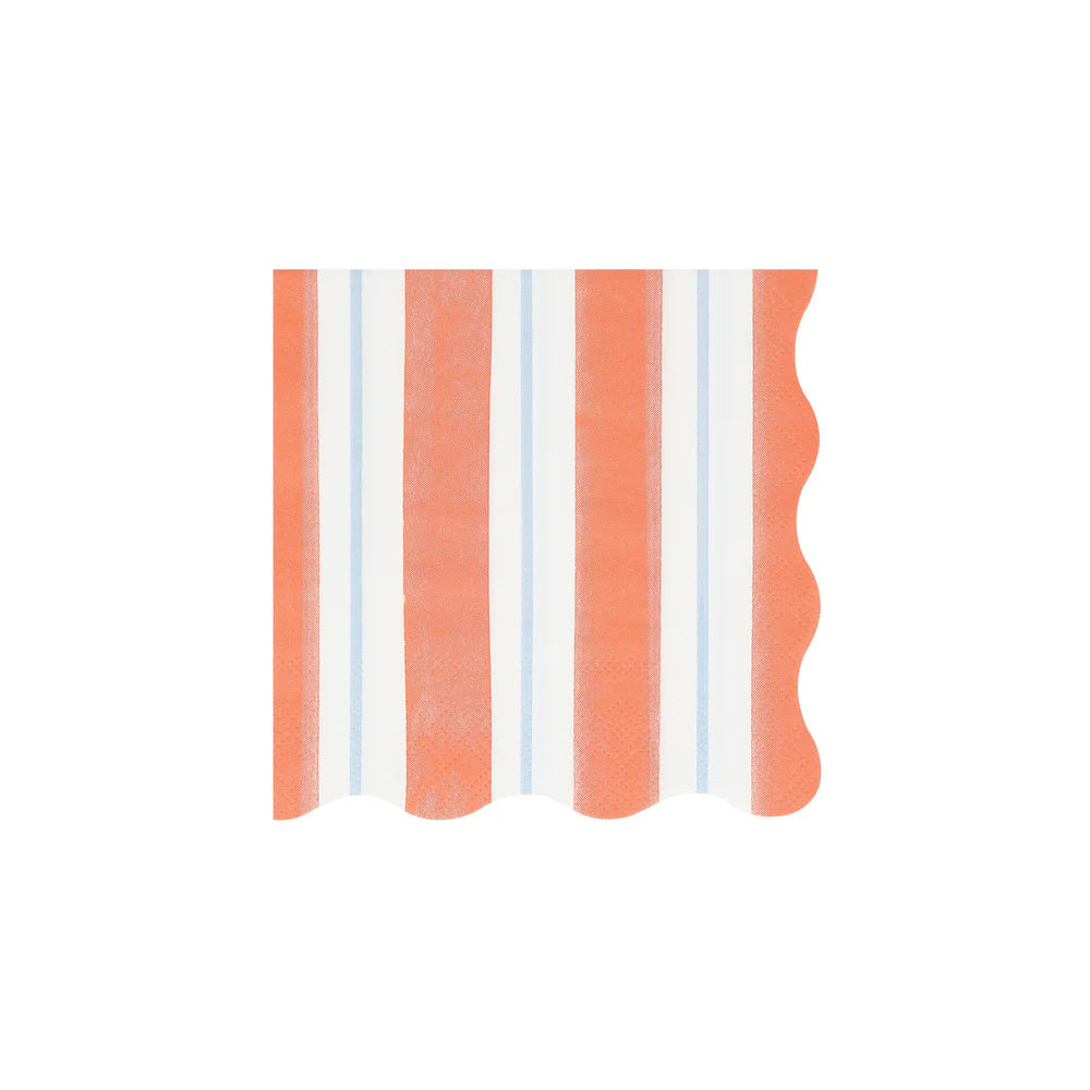 Preppy Stripe Small Napkins (x16)