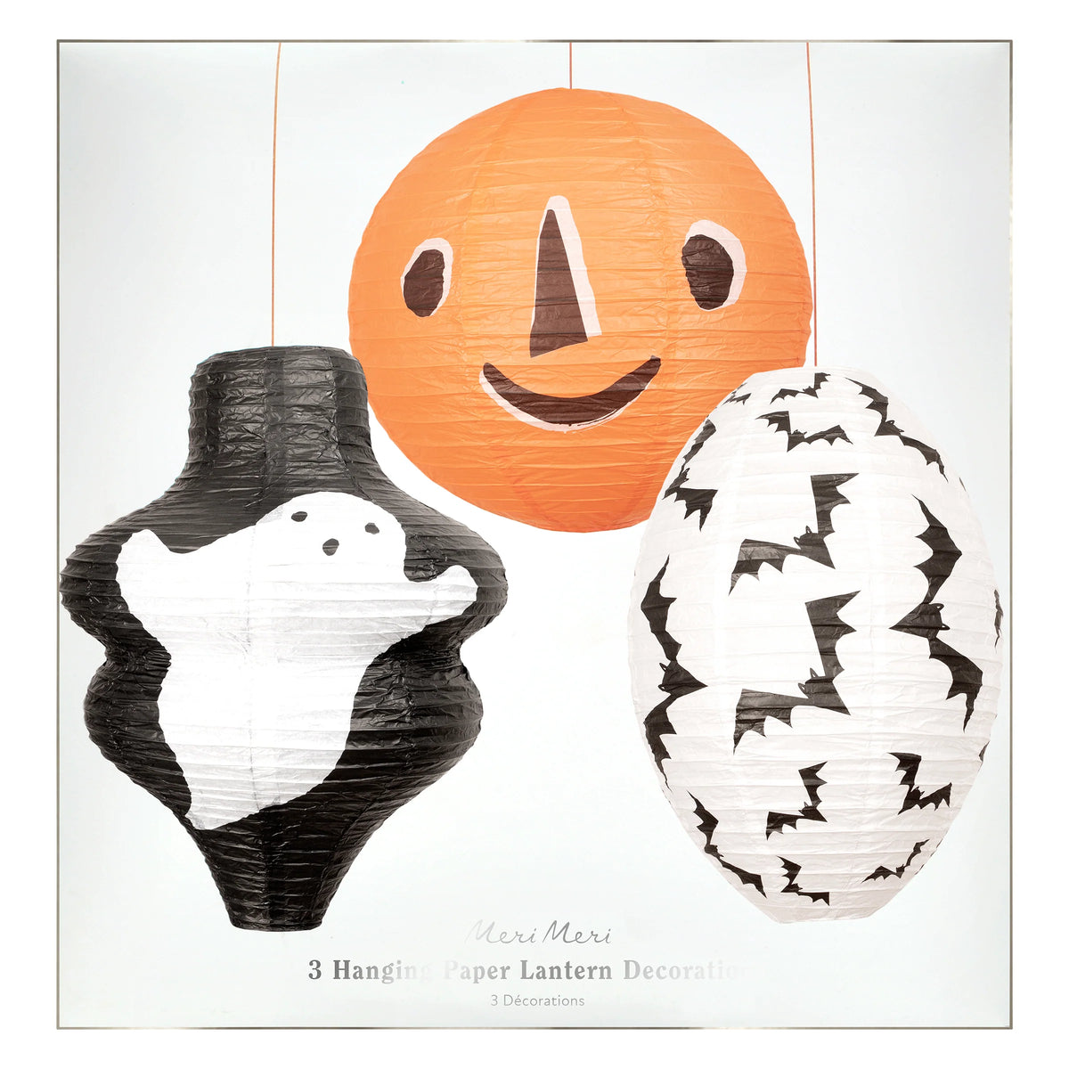 Halloween Paper Lanterns | Pack of 3