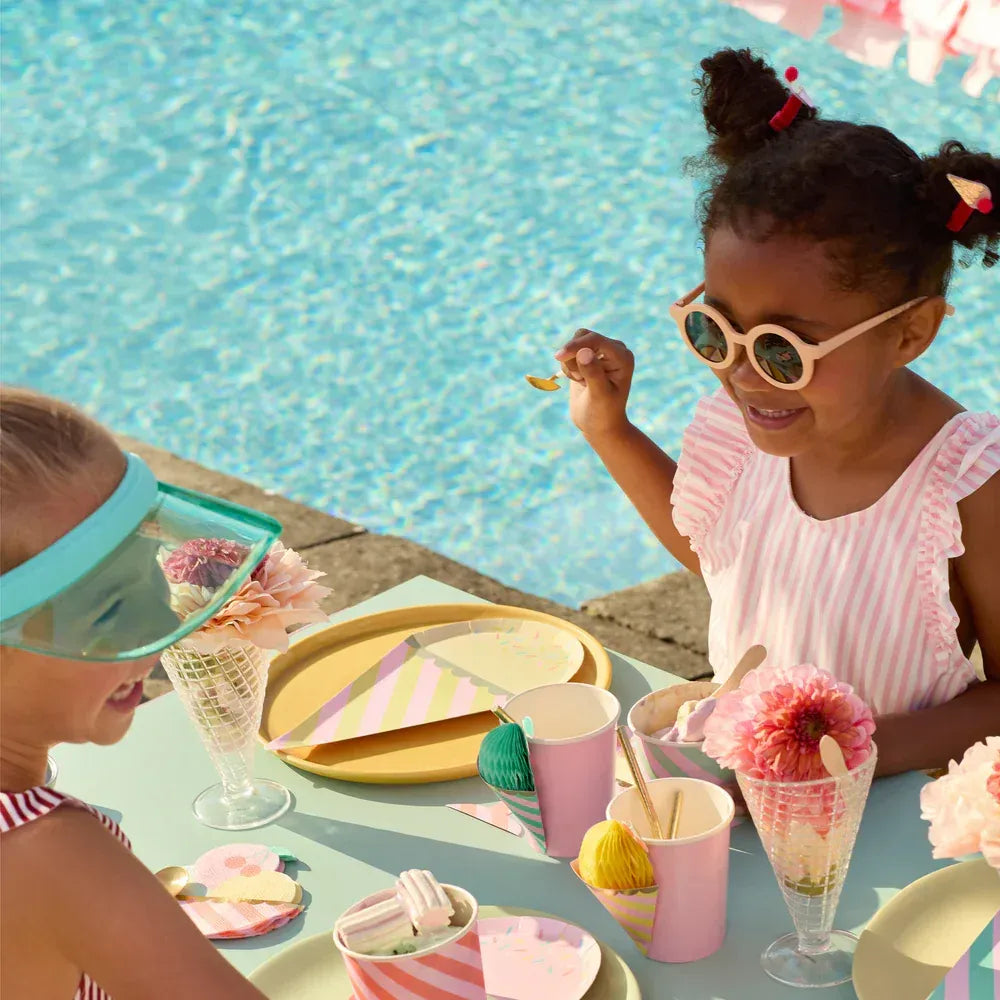Ice Cream With Sprinkles Plates (x8)
