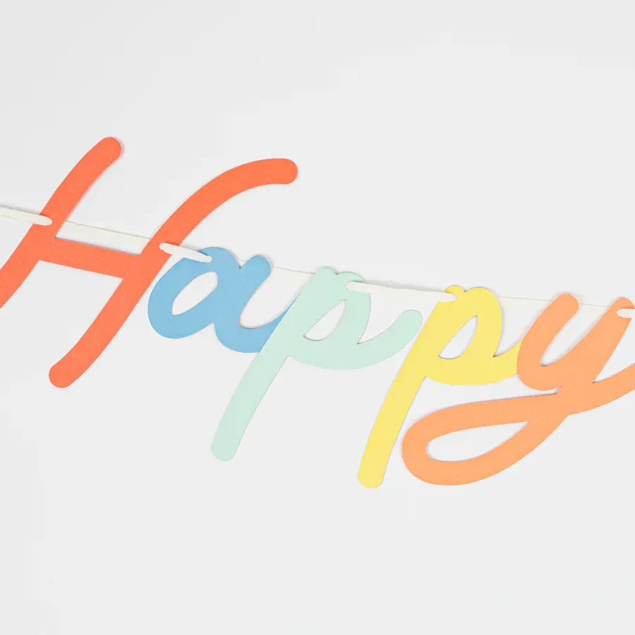 Bright Personalisable Birthday Garland Set
