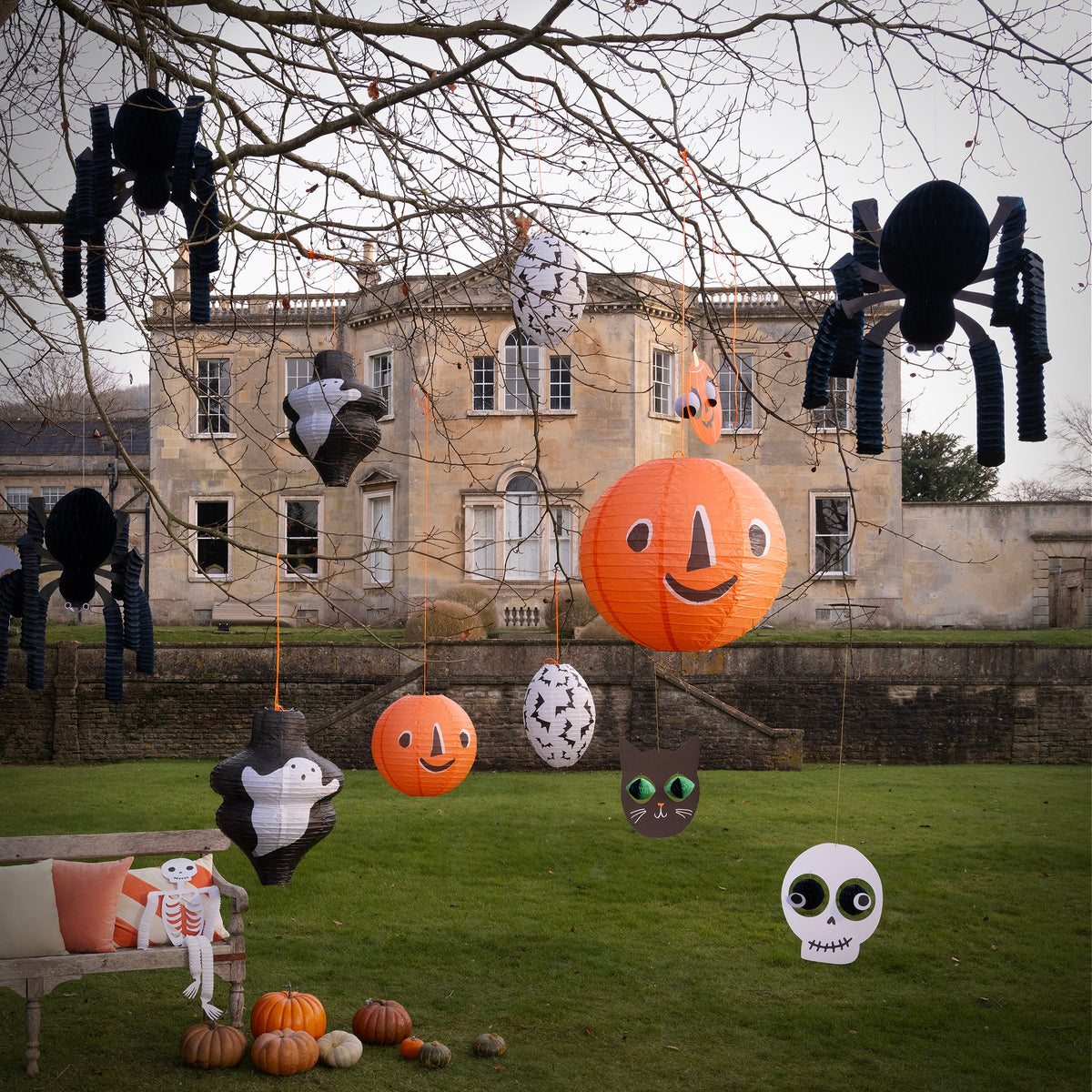 Halloween Paper Lanterns | Pack of 3
