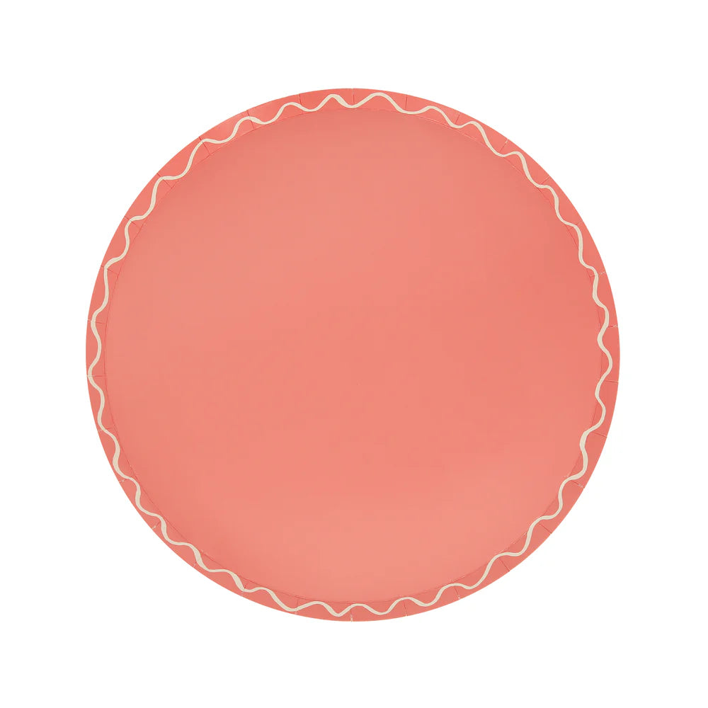 Mixed Wavy Line Side Plates (x8)
