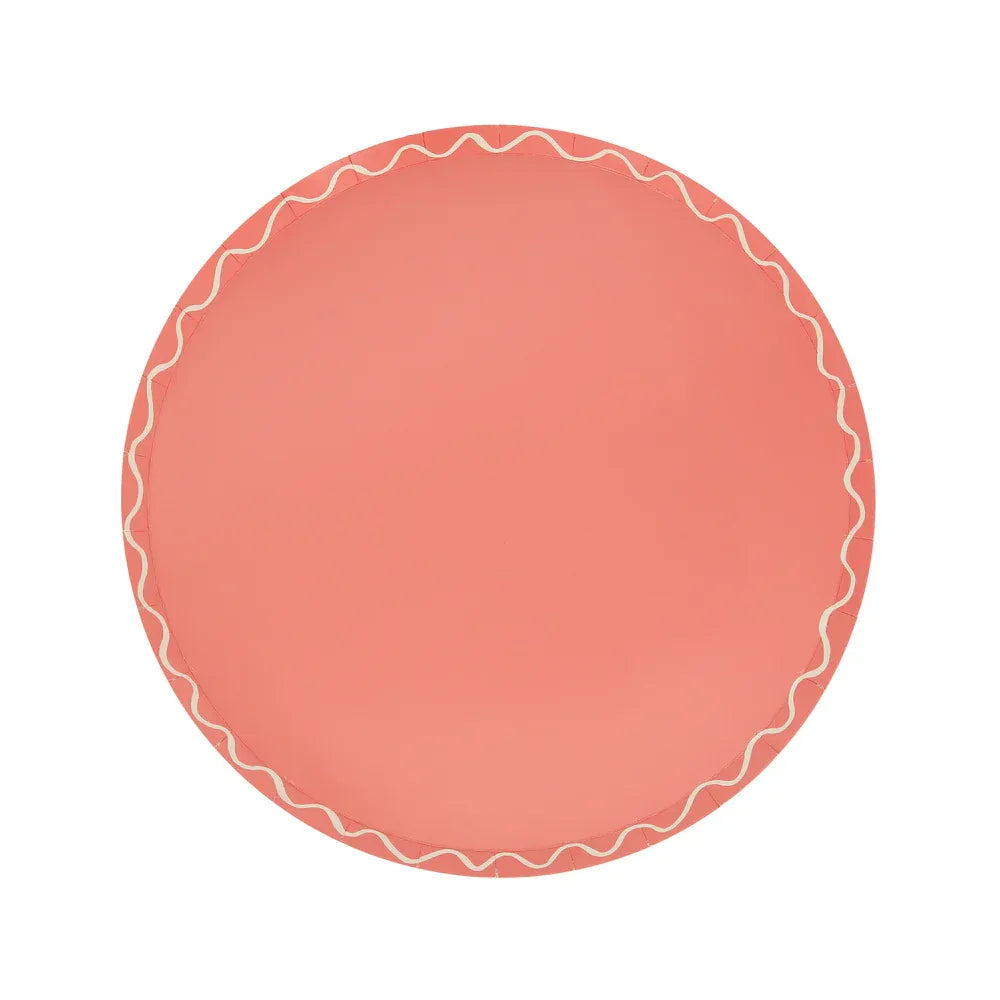 Mixed Wavy Line Side Plates (x8)