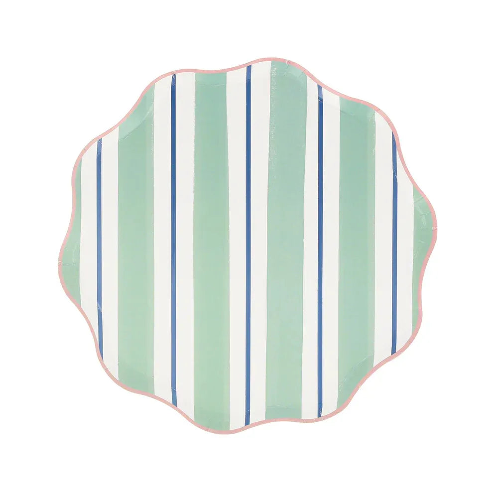 Preppy Stripe Side Plates (x8)
