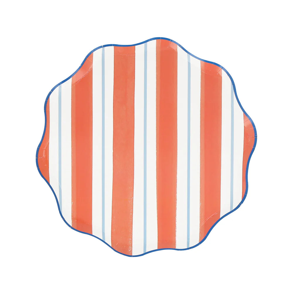 Preppy Stripe Side Plates (x8)
