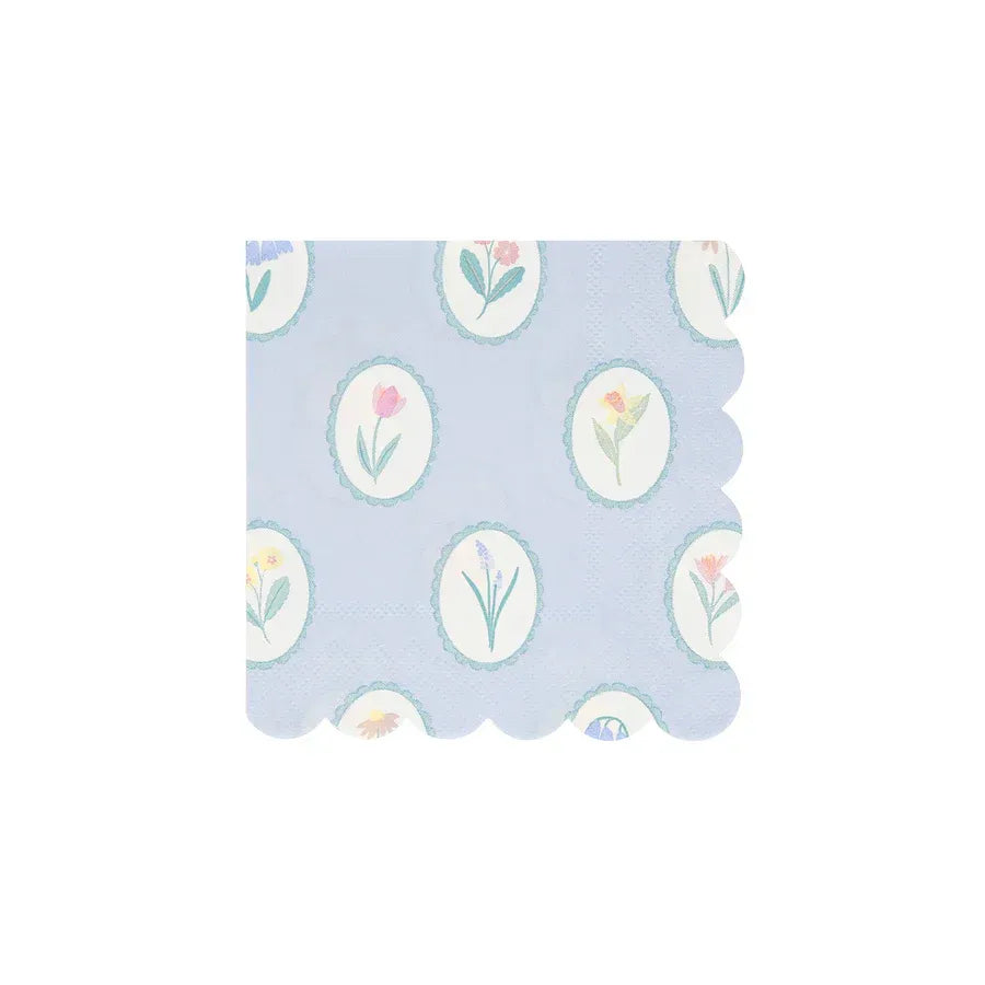 Bloomsbury Floral Pattern Small Napkins (x16)