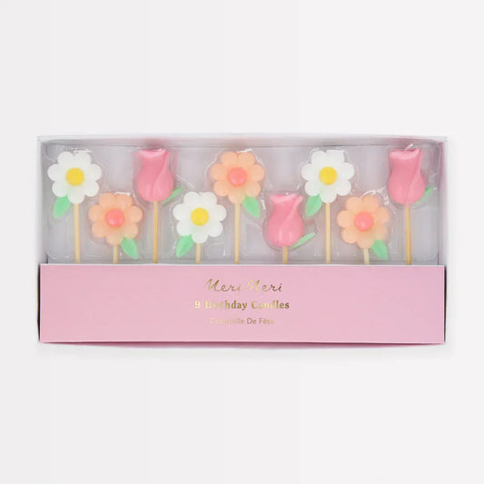 Flower Garden Candles (x9)