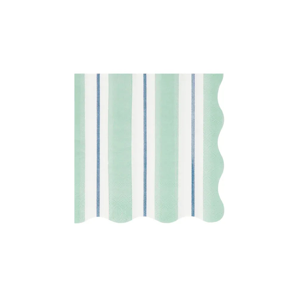 Preppy Stripe Small Napkins (x16)