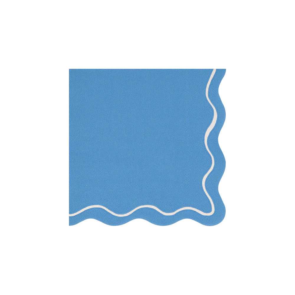 Mixed Wavy Line Large Napkins (x16)