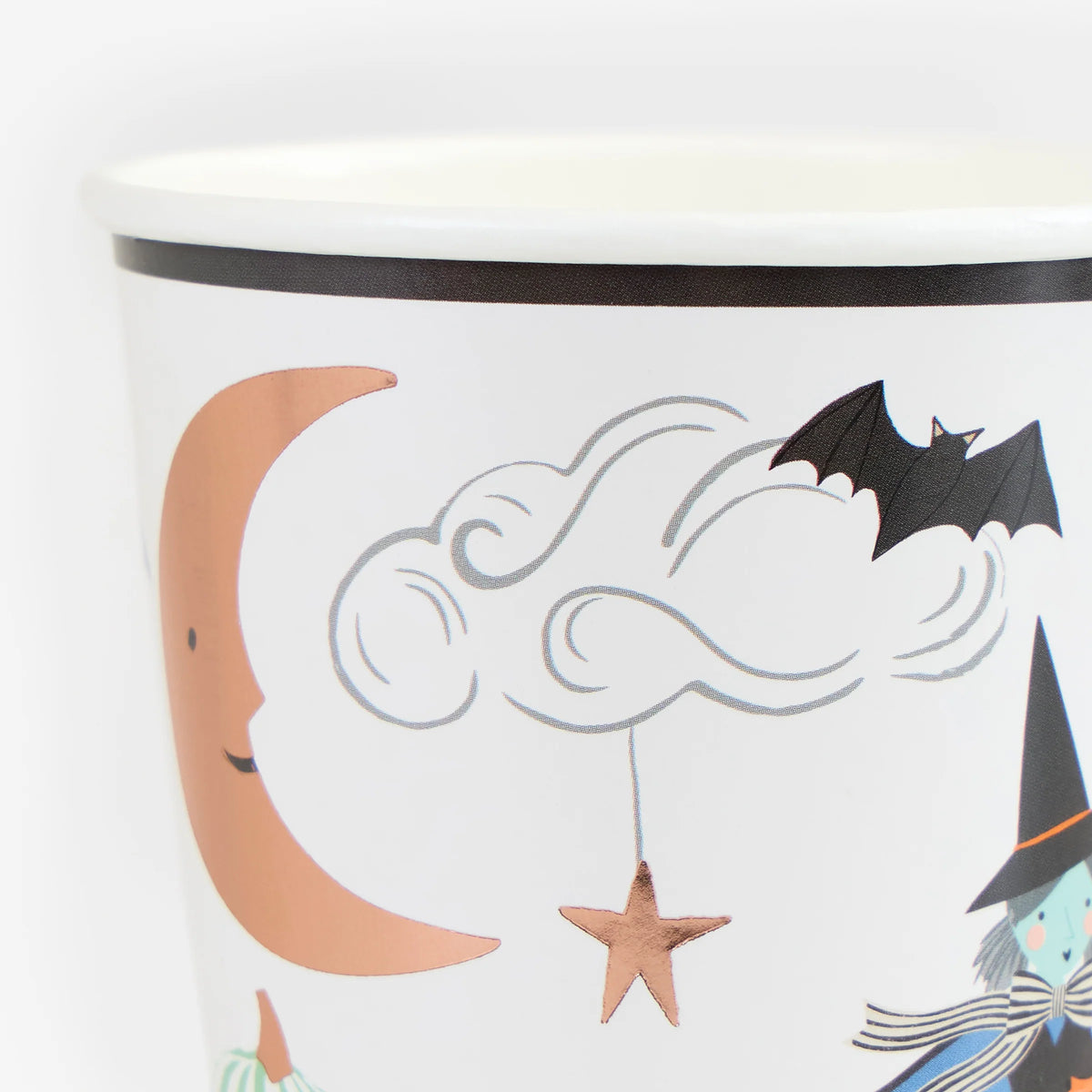 Ornate Halloween Paper Cups | Pack of 8
