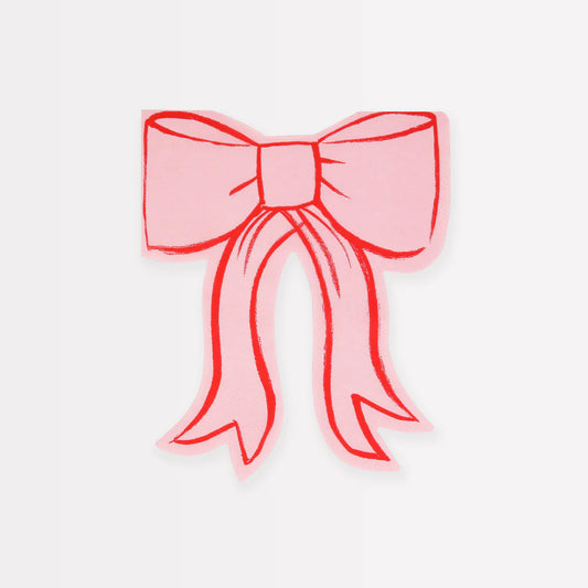 Bow Napkins (x16)