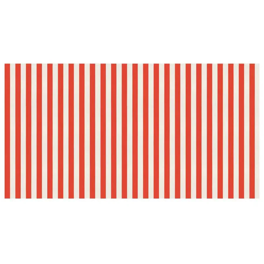 Red Striped Tablecloth