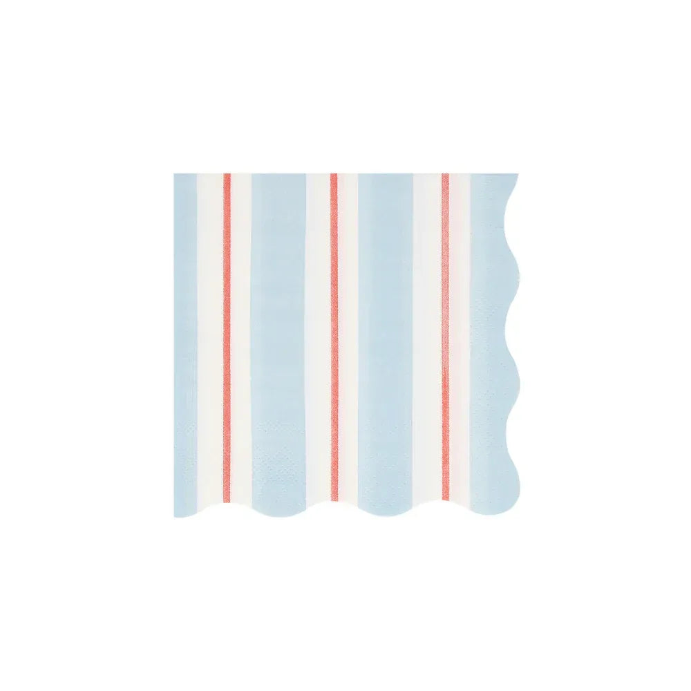 Preppy Stripe Small Napkins (x16)