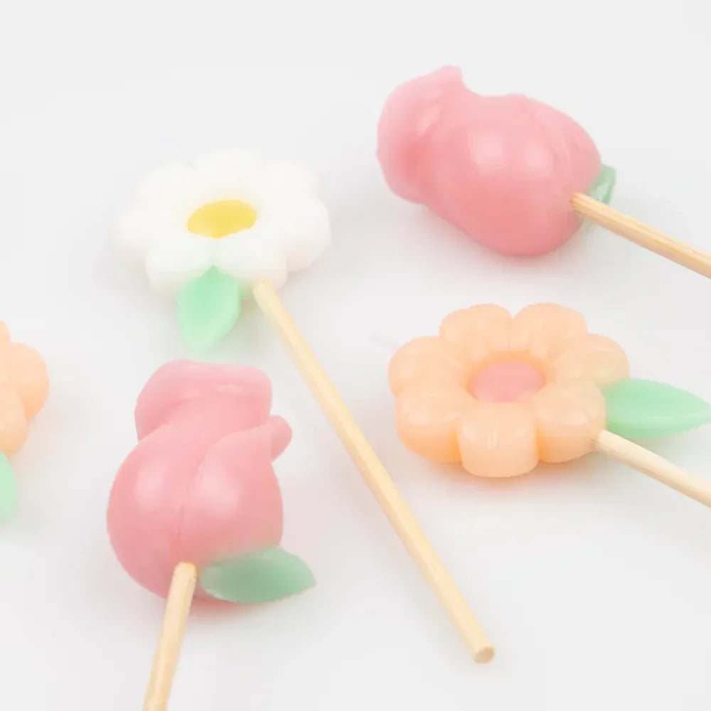 Flower Garden Candles (x9)