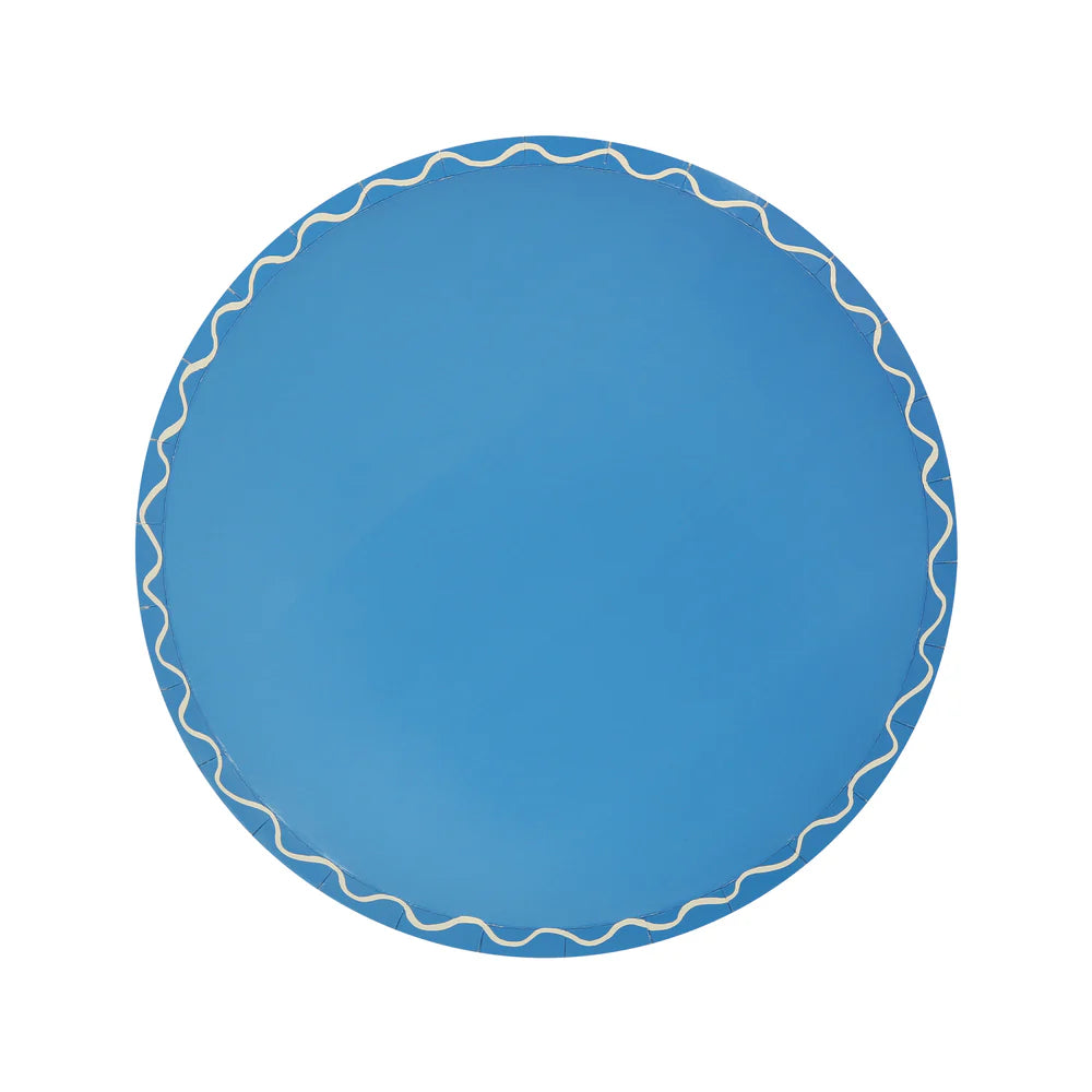 Mixed Wavy Line Side Plates (x8)
