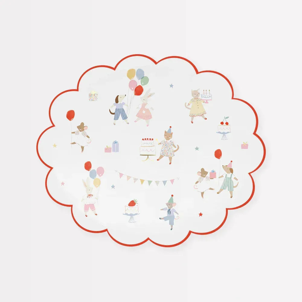 Animal Friends Side Plates (x8)
