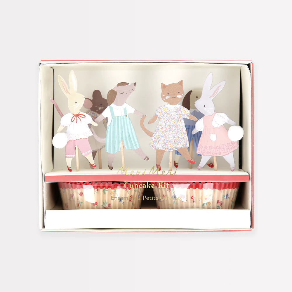 Animal Friends Cupcake Kit (x24 Toppers)