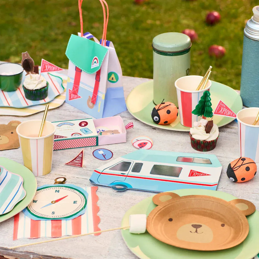 Preppy Stripe Cups (x8)