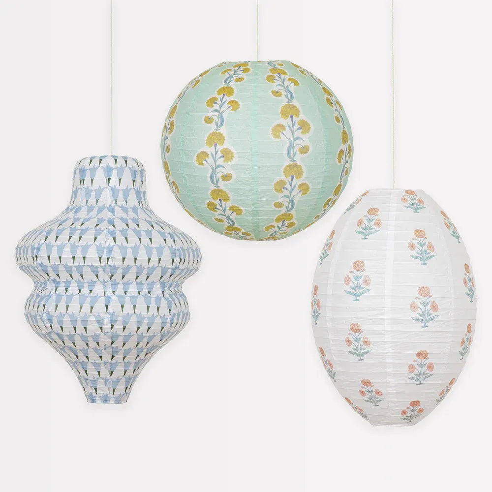 Meri Meri x Molly Mahon Paper Lanterns (x3)